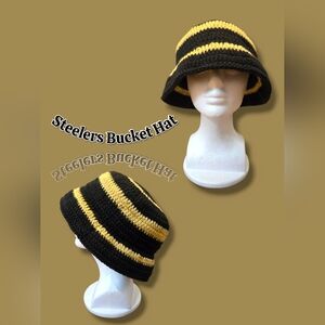 Steelers Crochet Bucket Hat